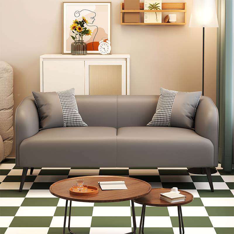 小户三沙发1双人人卧室小型简型易55458窄版两人位2二人米5不占空