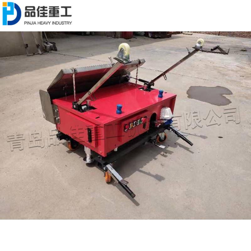 白沙灰石砂粉浆CQL石膏墙涂抹机全砖自动智能抹机水泥墙混墙抹灰