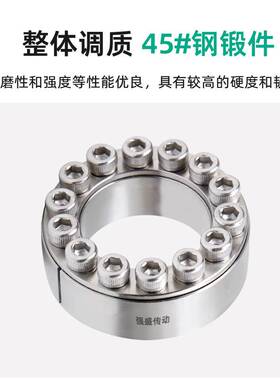 AL-S涨紧套耐腐蚀304不锈钢胀套Z2型涨套免键轴套胀紧锥套双锥