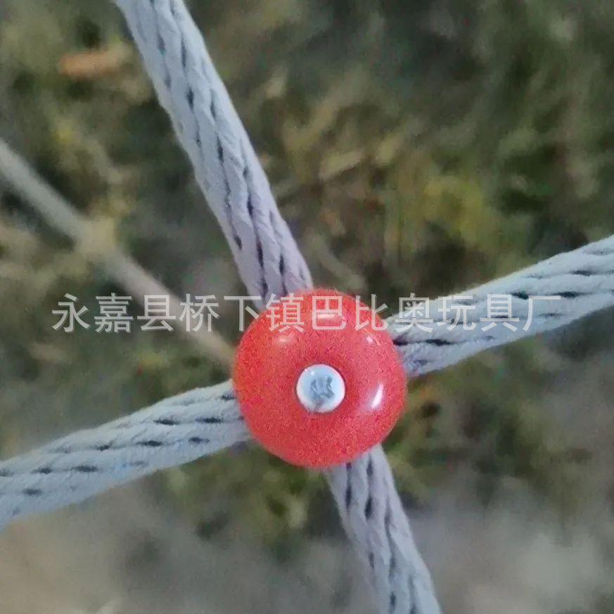 外攀爬网连接绳扣攀爬绳扣字十扣绳子塑料卡扣十字塑DJU料户拼接