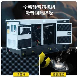 12/15/20/25/30/40/50/80/100KW四达柴油发电机组125KVA静音车载