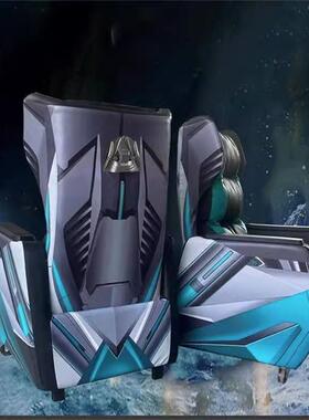 咖新款网吧可躺沙发椅用单调人电竞PCU家桌椅可节网电脑椅竞技椅