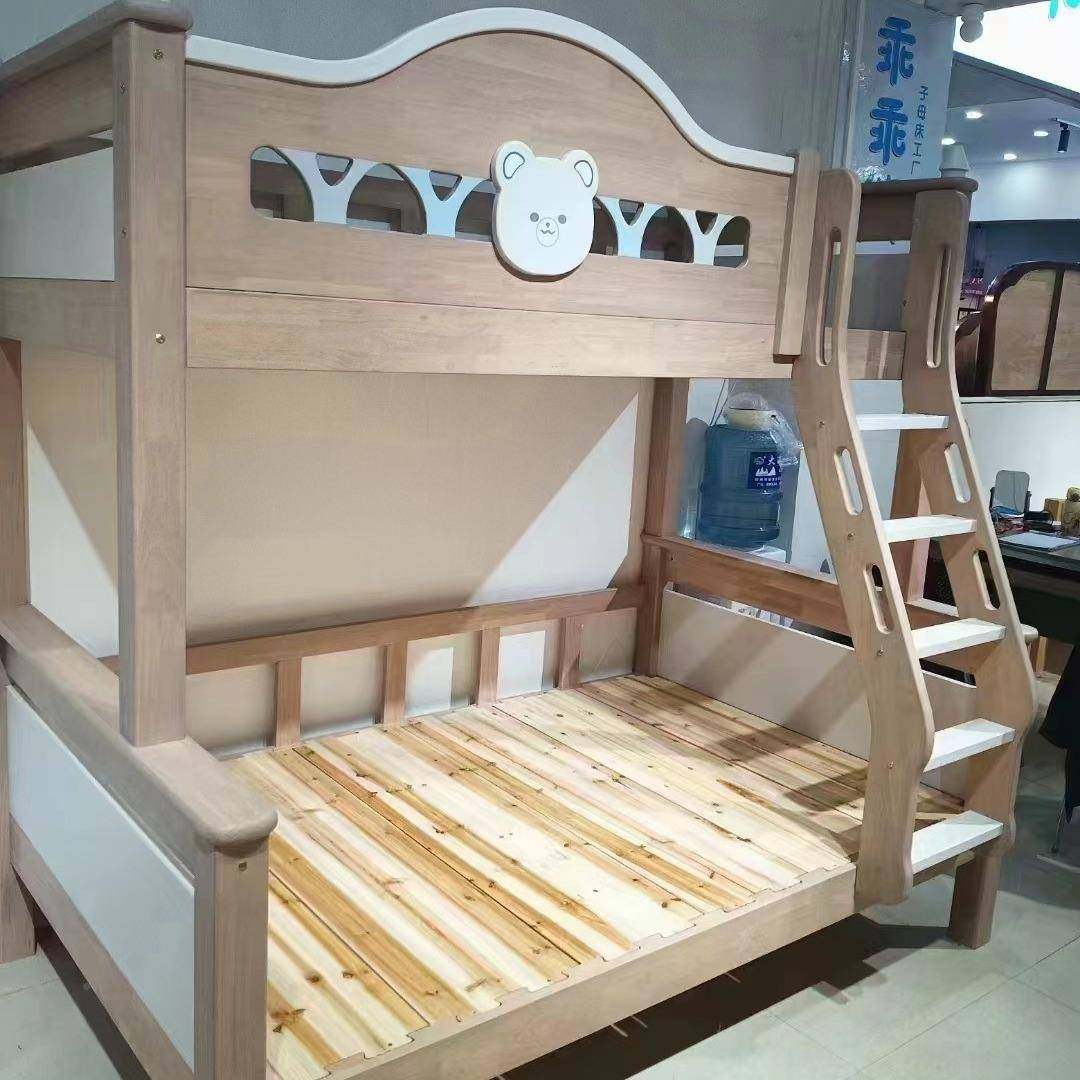 全实木儿童上下床子铺母床大人孩TOJ两小层高低床上下2025新款