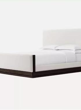 人美式实木.8米床现代简约室家用双床美式乡村复古WWM单卧人床婚1