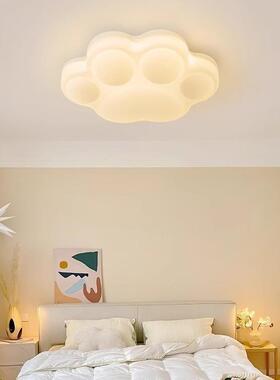奶油风温创馨LM3373儿童房意可猫爪卧室灯吸灯顶灯现代简约爱主卧