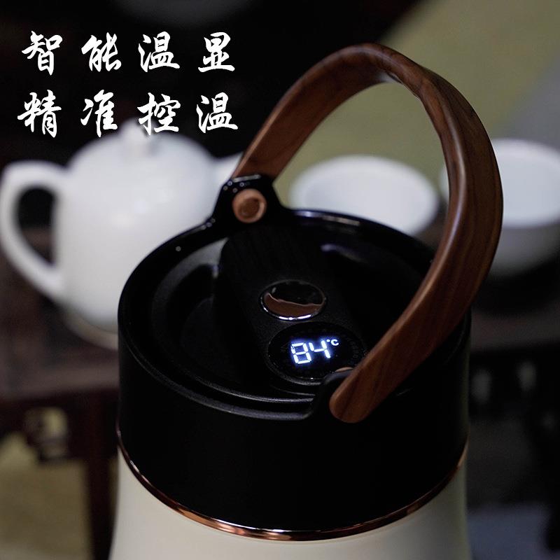 100ml陶瓷内焖茶壶便携显温家用老白茶保温泡茶壶742大容量胆水壶