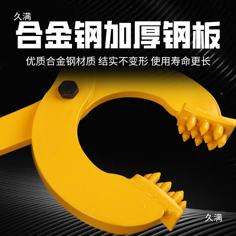 起重木托夹钻板夹钳托吨盘拉拽木板夹子货木箱吊装具夹1吨柜23791