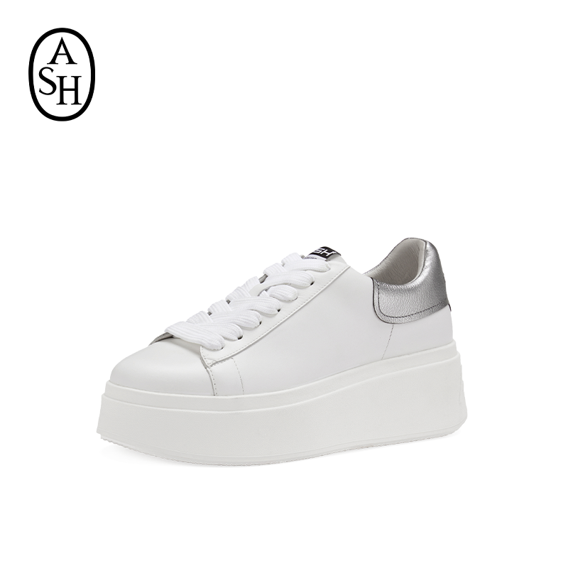 ASH女鞋明星同款MOBY真皮流行小白鞋厚底内增高百搭休闲鞋,女鞋,时尚休闲鞋,淘宝优惠券,粉丝福利购,淘宝优惠卷