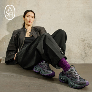 拼色老爹鞋 DRAGON龙鳞鞋 女厚底增高鞋 子女款 ASH女鞋 休闲鞋 新款