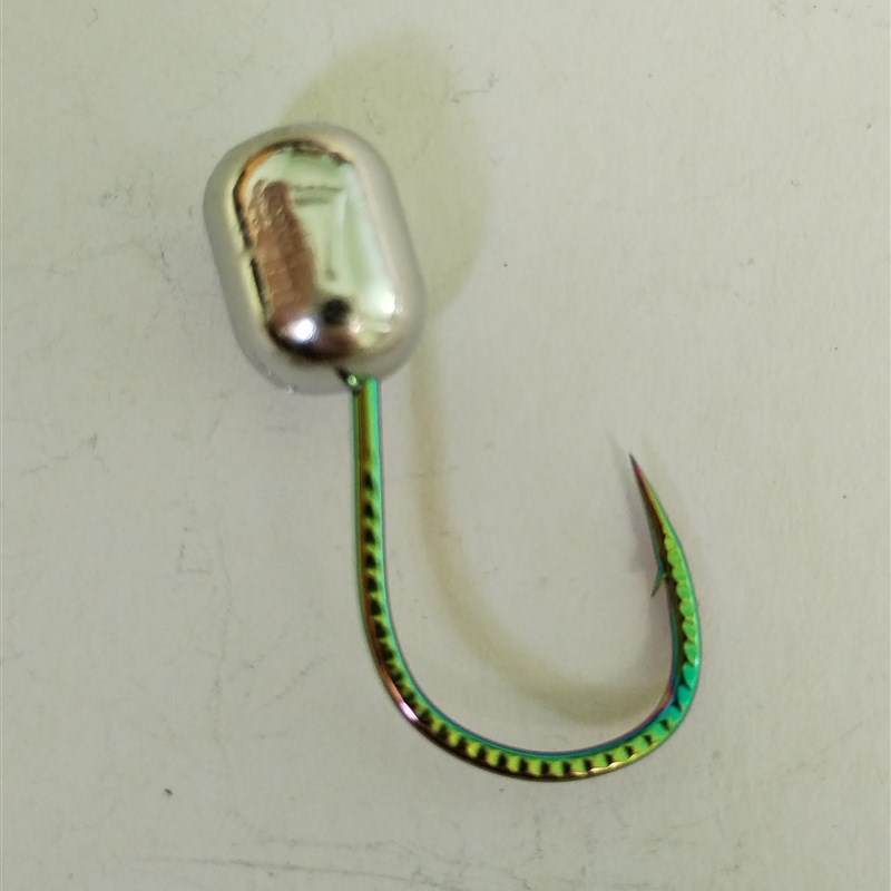 高强炫彩铅头钩大钩门钢性好敏感度高泥鳅假饵防挂底 2克15克