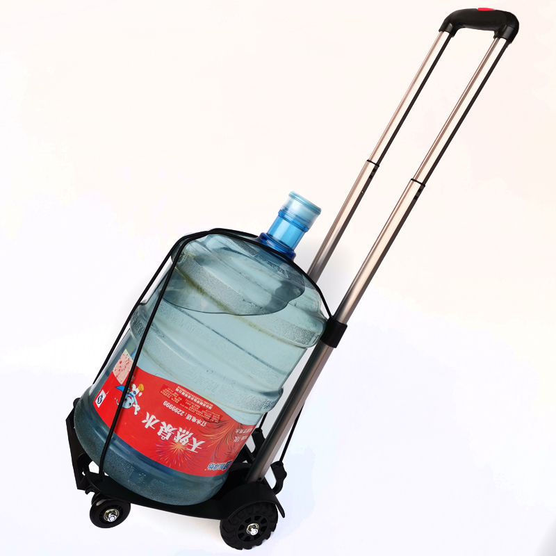 便携式行李车可折叠小拉车手推车 家用手推小车 平板车拉货手拉车