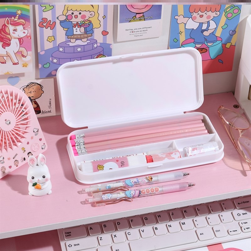 2022年新款dly手工制作创意文具盒材料包女孩奶油胶铅笔盒小学生