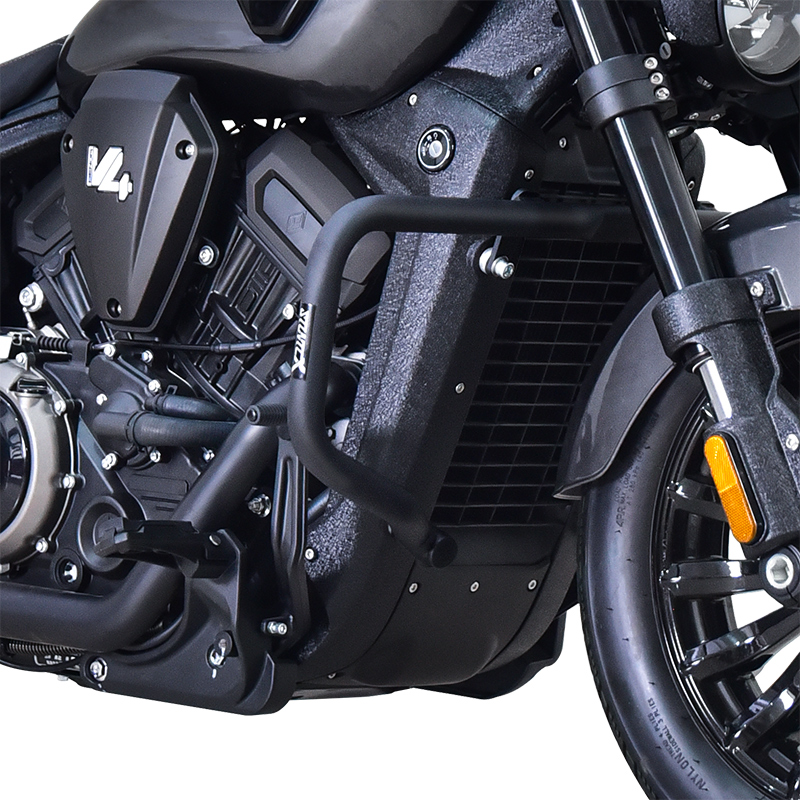 stuntcx适配奔达黑旗0护杠机车边包改装保险杆杠架