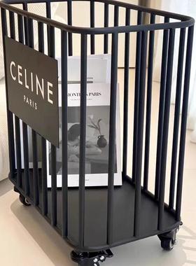 家用篓落地卧室挂架衣移动简200021约现代轻奢大容量脏衣收架纳一