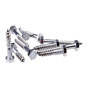 D六IN571明34不锈钢外东角自攻螺丝木牙六角头半牙木螺ZUK钉M06