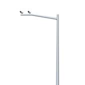 L型交6通标志杆等径监控杆监米道路红539绿灯杆L型控杆信号厂家