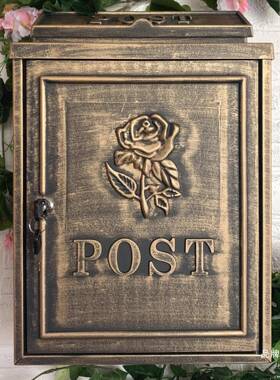 发欧式英式民田宿别墅信箱室防雨邮ALali—7箱壁挂邮筒创园意信外