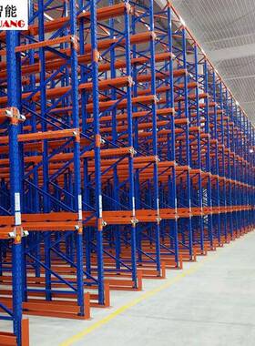 货架仓储通式横贯式仓库用货架穿梭载梁重204通道通廊冷库托盘货