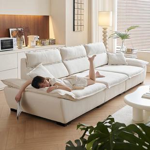 可拆洗船沙发客厅直排棉2418麻款 靠背深可调帆节大2新25布艺0沙发