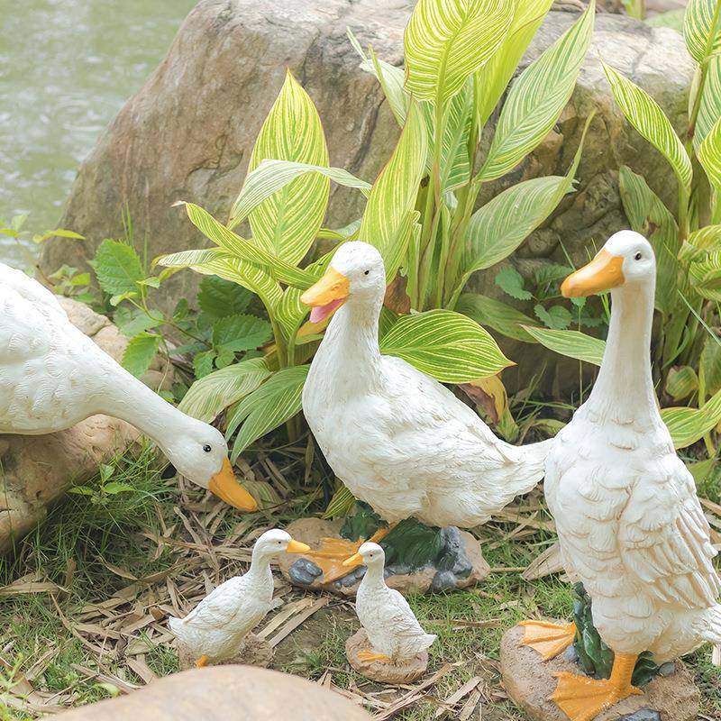 花园庭坪LT-Y200院仿摆件外农户场院子草花缸装饰真动物鸭子发光,家装灯饰光源,草坪灯,淘宝优惠券,粉丝福利购,淘宝优惠卷