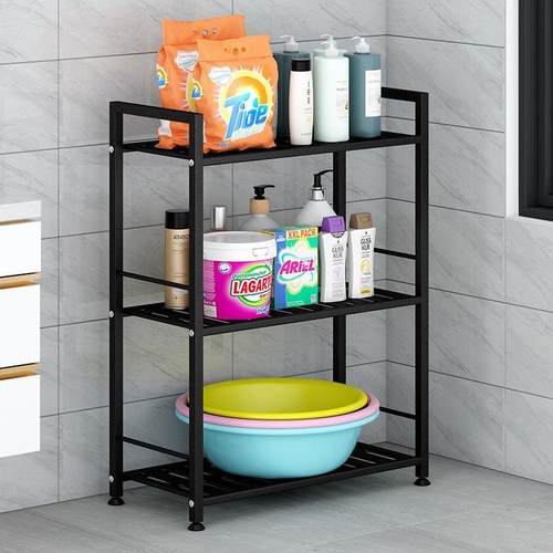 卫生间置LXJ物架浴室脸盆架落地式洗厕所架手间漱多层收纳洗台整