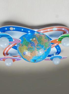 卧室led吸19814顶灯现创意儿童le吸顶灯儿童卧室儿d园护眼代吸幼