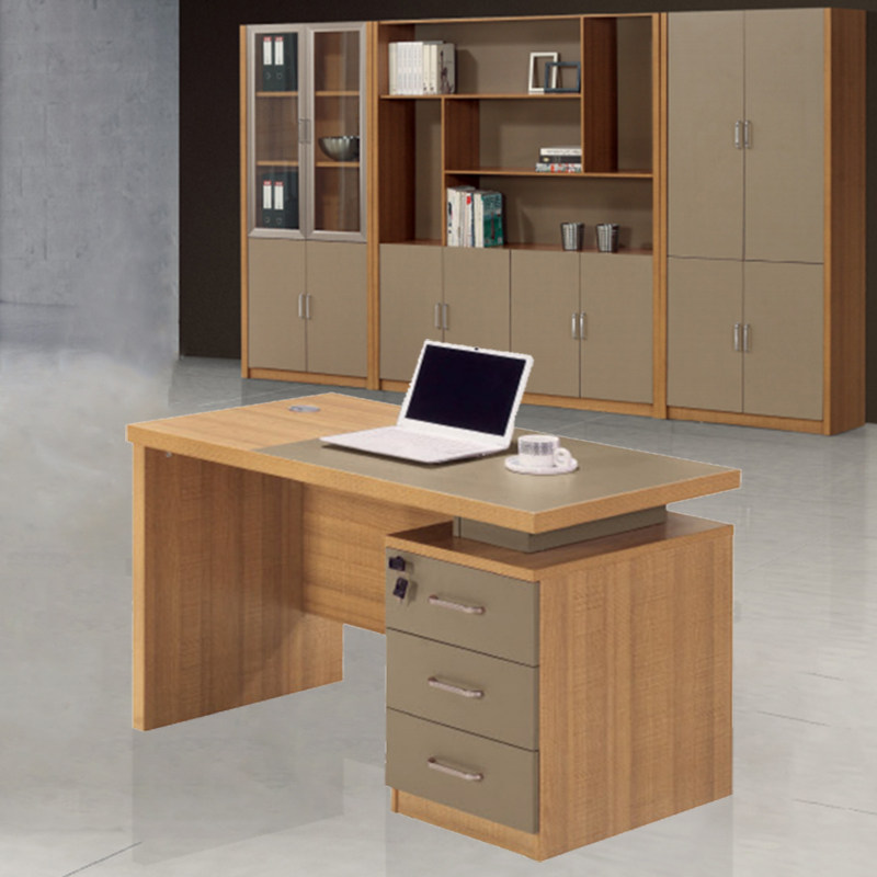 办公桌子单人1.2米1.4米办公室职员电脑桌椅组合简约现代家用台式