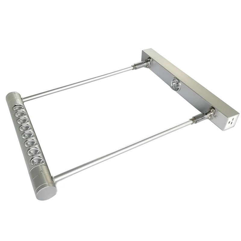 LED展览长臂灯具会展背景Gilbert铝画灯展会标摊射灯旋转铝通灯