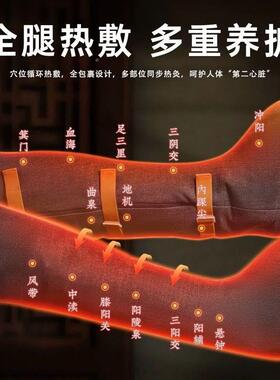 老敷寒腿艾电热暖脚中老年电加热绒长靴WSN护筒膝暖脚热脚踝家用