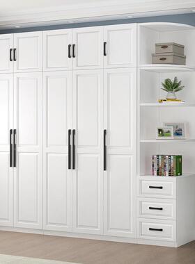 衣柜欧式衣现代简约出租房用三子门四门柜组合整ZIN体家开用卧室