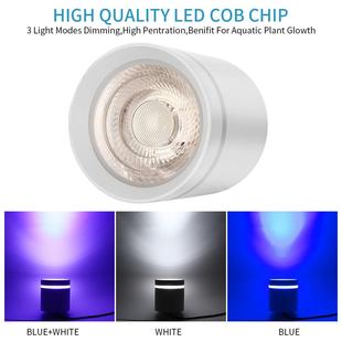 鱼缸水支草筒灯三挡架变色可调照草缸专业明爆藻BBJ灯绳吊LED鱼缸