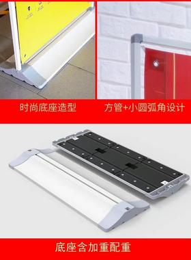 户外加重底座德时尚黑色白色内门型龙式JVY门展架