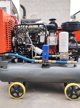 柴CKF油移动泵螺杆式空压用机5/8气压缩机气空工地移动式专用打气