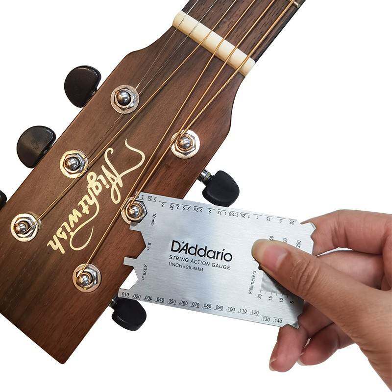 达达里奥PW-SHG-01吉他卡尺贝司民谣电吉他弦距测量高度尺子工具