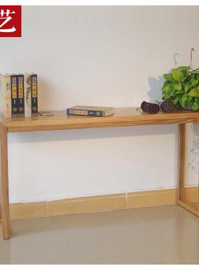 老木条案新中式玄佛关桌仿古供桌现代桌条条几榆供台家用KJD神台