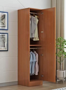 房简约PBH代经济型实木板式单门衣柜租现宿舍儿成人衣橱收童纳柜