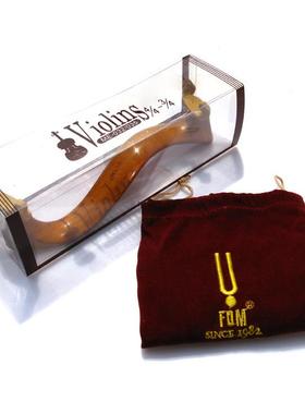 FOM枫可木色小提M琴QYA肩托皮调节垫实木防脱落爪E-035