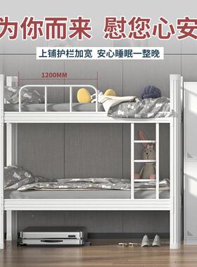 床上下铺铁架床员工学宿生CLF舍公寓寝室层高低双人双床上下床铁