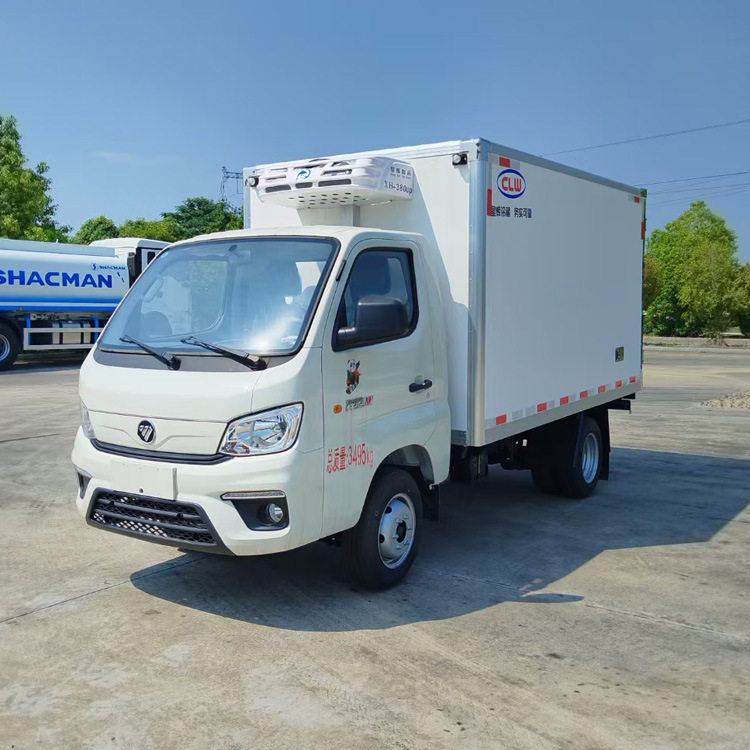 出口长安小型冷藏车6.8米冷藏车海鲜冷藏保温车刚果贝宁