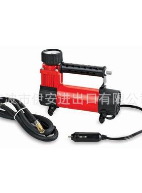 便携式迷你电动气泵单缸流轮胎充气ROO机直12汽空车气V压缩机
