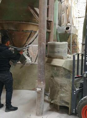 粉包装机腻子粉自钙动灌设嘴备单包双嘴时产5-10HRX吨粉体包装机