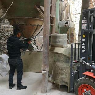 粉包装机腻子粉自钙动灌设嘴备单包双嘴时产5-10HRX吨粉体包装机