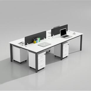 办公椅组合简现ZOL代办公室桌职员电脑桌子4四六人位6办公桌员工