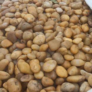 抛鹅卵石园林景观黑色UCV亮光雨工程铺花路水石池垫光底石头