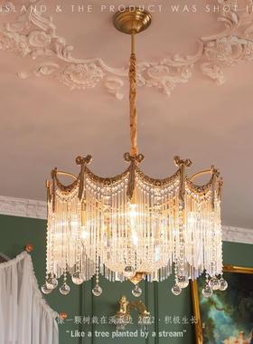 法式复古全铜水灯晶美式宫44445廷风奢华别厅墅客厅餐卧梦室幻欧