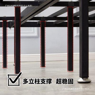 铁艺儿童公主床卧室铁艺BJK架钢公床出租床房寓双人床欧式简约铁