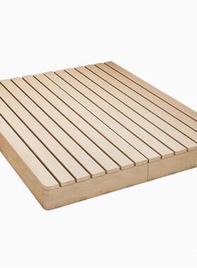 日房式榻榻米床架板床落现地代式出租折叠双人排骨QSB架卧室木