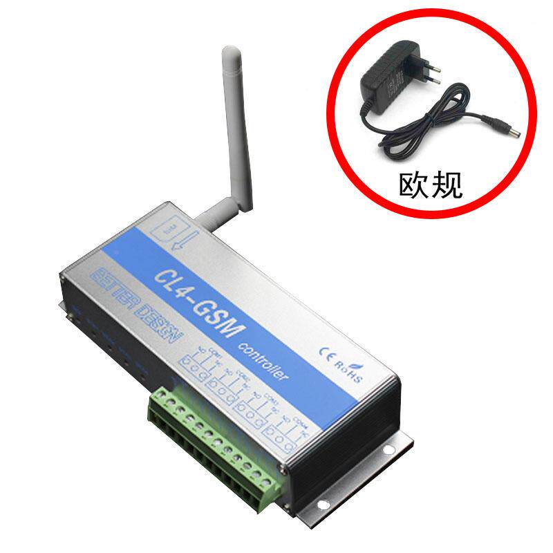 4路GM手机拔号短信时定S制器CL4-GSCL4-GSM-控M欧规
