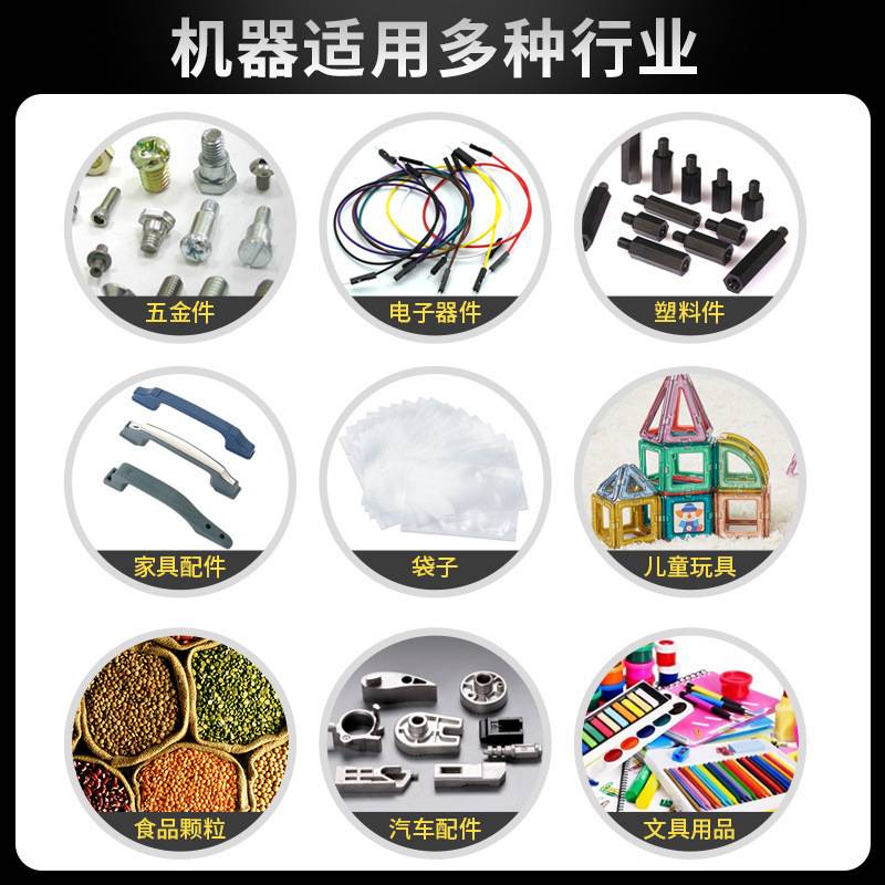 电机安防马达监控设备塑料轮配件包装机全自动塑料组件包装机厂家