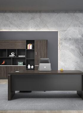 OUX卓姿办公具老板简桌轻奢大气办公桌家椅组合现代经理约总裁大